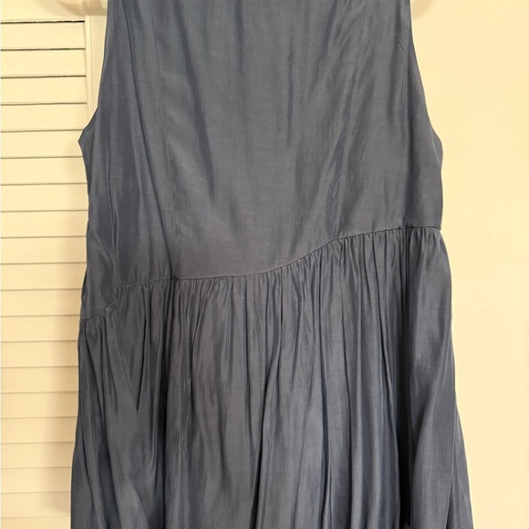 Chic Asymmetrical Blue Women's Shirt - Picture 5 of 12